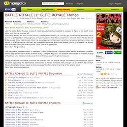 Battle Royale II: Blitz Royale Manga - Read Battle Royale II: Blitz Royale Manga Online for Free at Manga Fox