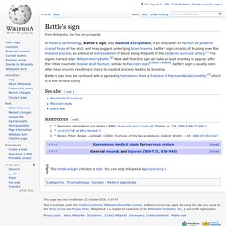 Battle's sign - Wikipedia