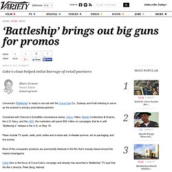 'Battleship' brings out big guns for promos