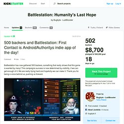 Battlestation: Humanity's Last Hope by Bugbyte - LudiBooster » Updates