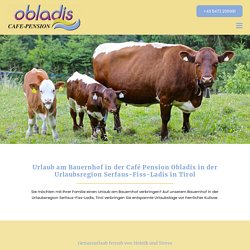 Obladis Cafe Pension in der Urlaubsregion Serfaus-Fiss-Ladis, Tirol