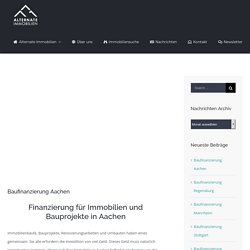 Baufinanzierung Aachen