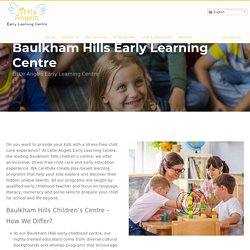 Leading Child Care Centres in Baulkham Hills