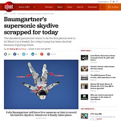 Baumgartner gives supersonic skydive a go (live video)