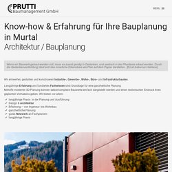 Prutti Baumanagement GmbH – Baumeister Prutti