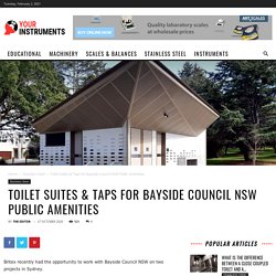 Toilet Suites & Taps for Bayside Council NSW Public Amenities