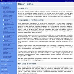 Bazaar Tutorial — Bazaar v2.4.0dev6 documentation