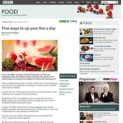 BBC Food - Five ways to up your five a day