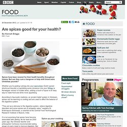Are spices good for your health?