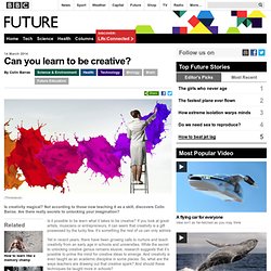 Future - Can you learn to be creative?