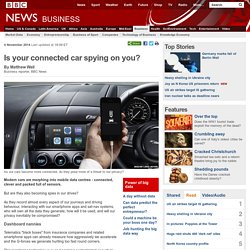 Is your connected car spying on you?