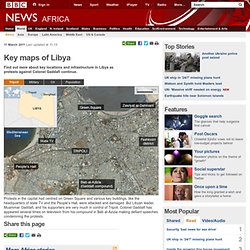 Key maps of Libya