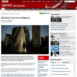 Spiritual, but not religious