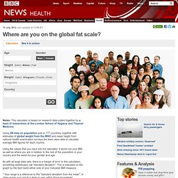 Where are you on the global fat scale?
