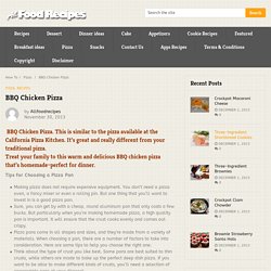 BBQ Chicken Pizza - All food Recipes
