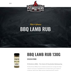 BBQ LAMB RUB 130G