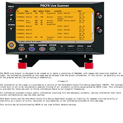 Palm Beach County Fire Rescue Live Scanner