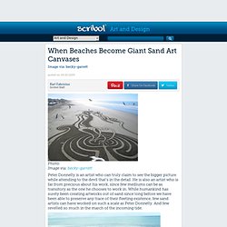 When Beaches Become Giant Sand Art Canvases