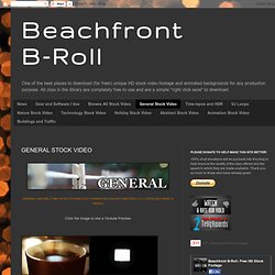 Beachfront B-Roll: General Stock Video