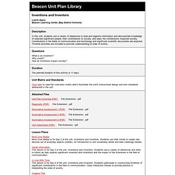 Beacon Unit Plan Library
