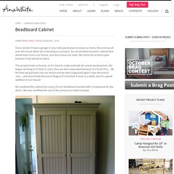 Beadboard Cabinet