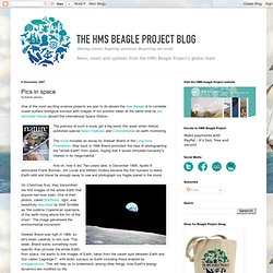 The Beagle Project Blog: Pics in space