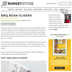 BBQ Bean Sliders