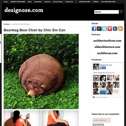 Beanbag Bear Chair by Chic Sin Can
