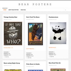 Bear Posters