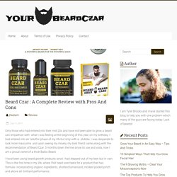 Beard Czar : A Complete Review with Pros And Cons