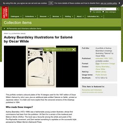 Aubrey Beardsley illustrations for Salome by Oscar Wilde