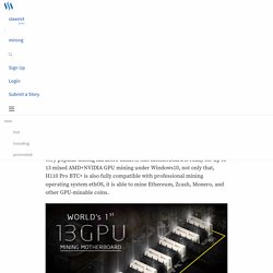 13 GPU beast from ASROCK - H110 Pro BTC !!! — Steemit