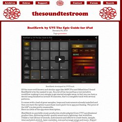 BeatHawk by UVI The Epic Guide for iPad - TheSoundTestRoom