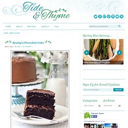 Tide and Thyme » Beatty’s Chocolate Cake