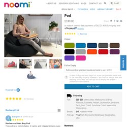 Pod: Beautiful Design, Amazing Back Support, Ready to Use - noomi bean bags