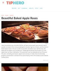 Beautiful Baked Apple Roses
