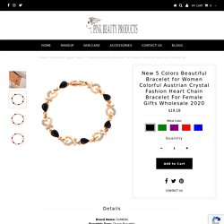 New 5 Colors Beautiful Bracelet for Women Colorful Austrian Crystal Fa