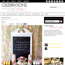 Beautiful Brunch Table — Celebrations at Home - StumbleUpon