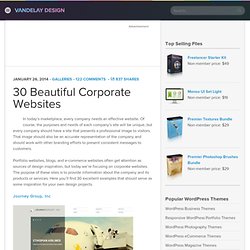 40 Beautiful Corporate Websites