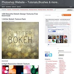 1500 Beautiful Bokeh Design Textures Free Download