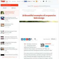 10 Beautiful Examples of Responsive Web Design