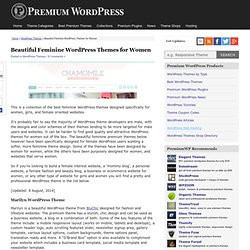 Beautiful Feminine WordPress Themes for Women