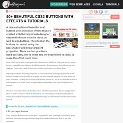 50+ Beautiful CSS3 Buttons with Effects & Tutorials - freshDesignweb