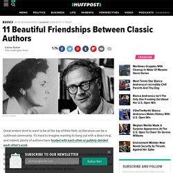 11 Beautiful Friendships Between Classic Authors