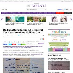 Dad's Letters Become A Beautiful Yet Heartbreaking Holiday Gift