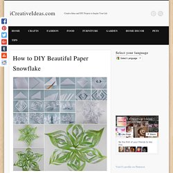 How to DIY Beautiful Paper Snowflake