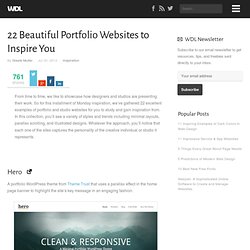 22 Beautiful Portfolio Websites to Inspire You