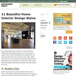 11 Beautiful Home Interior Design Styles