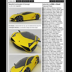 Beautiful Lamborghini X Concept