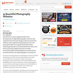 35 Beautiful Photography Websites